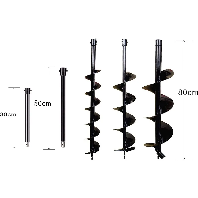 Imagem -05 - Proyama Post Hole Digger Gás Powered Ciclo Terra Auger 54cc Brocas 12