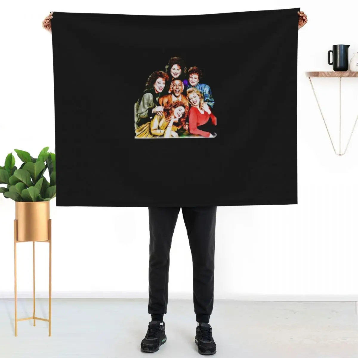 

Designing Women Classic Throw Blanket Color Fast Cozy Throw Blanket