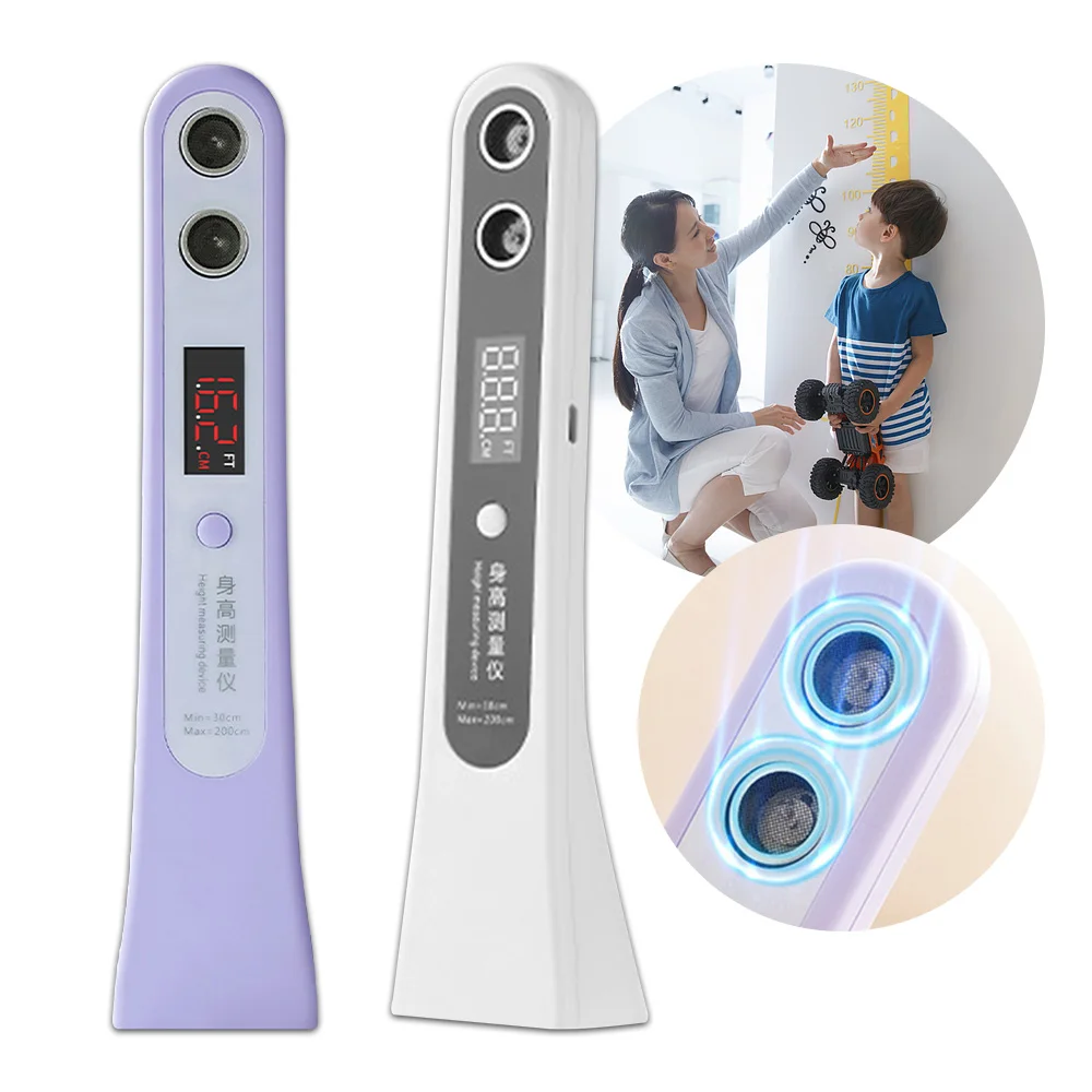 

Ультразвуковой измеритель высоты для детей, здоровья и безопасности, электронная линейка высоты для измерения высоты тела, электрическая