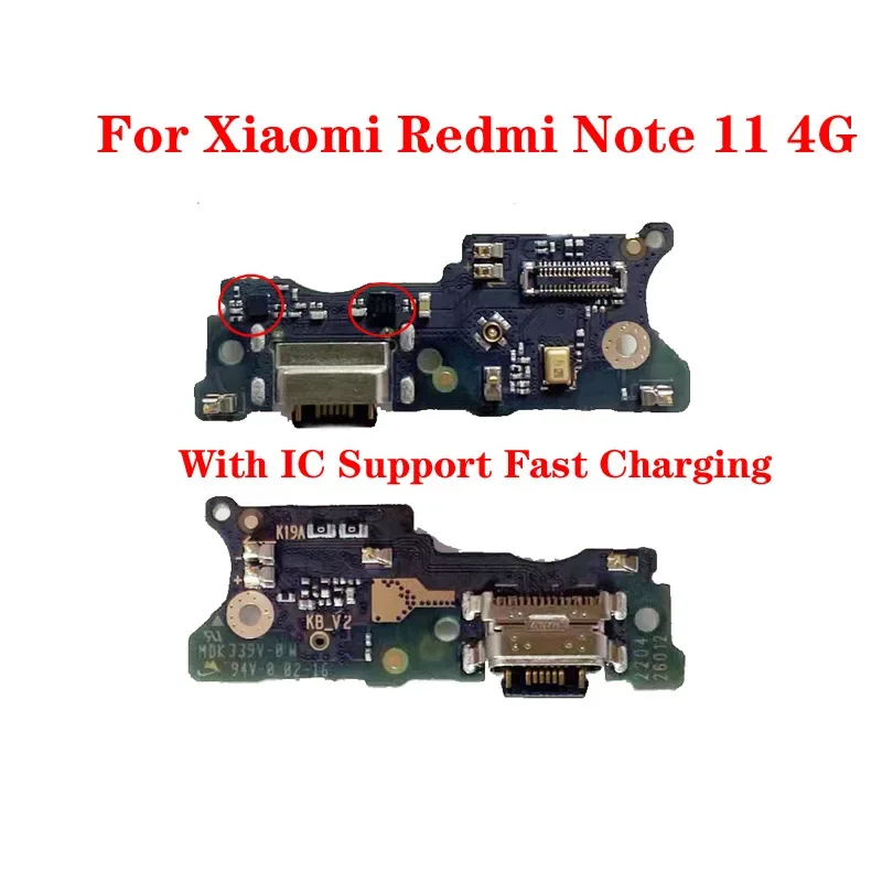 

Для Redmi Note 11 4G Type-C USB-порт для зарядки, док-станция, микрофон, датчик, хвостовая вилка, гибкий кабель, запасные части