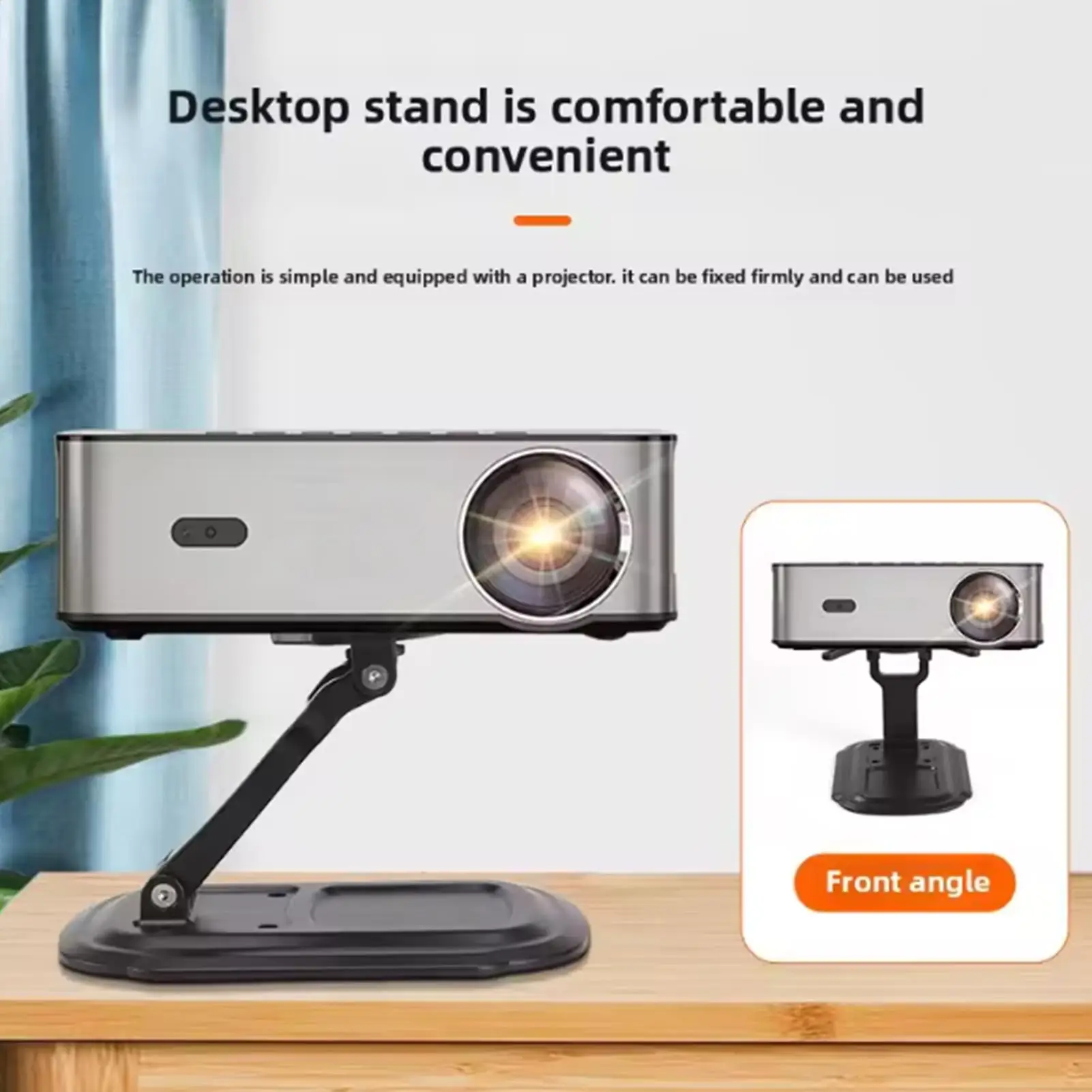 Подставка для крепления проектора Нескользящая вращающаяся настольная подставка для небольшого проектора Легкая конструкция Подставка для планшета