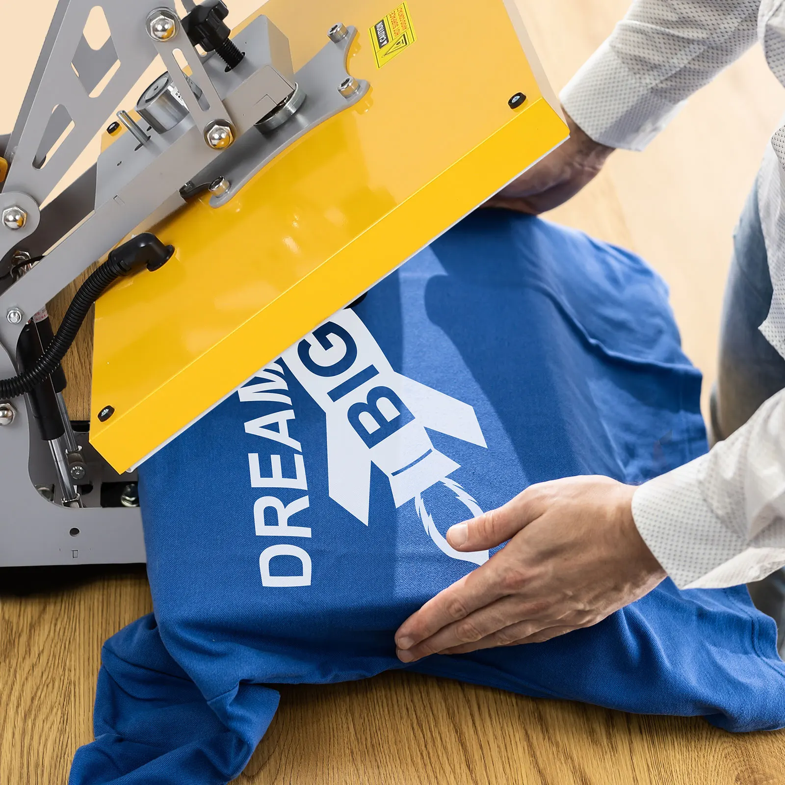 

Tshirt Press Machine: 40x60cm/24x16" Fast Heating High Pressure Heat Press Machine - Magnetic Sublimation Printer for Heat Transfer Vinyl, US Plug