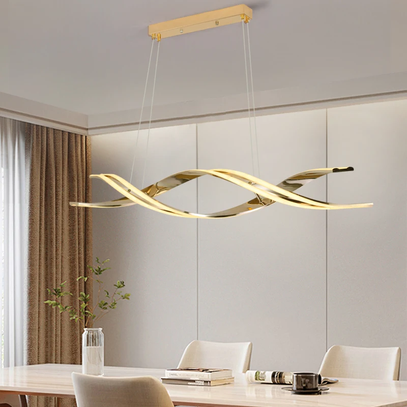 

Современная геометрическая металлическая стеклянная светодиодная люстра для столовой, кухни, острова, художественная фокусная точка, подвесной светильник с регулируемой яркостью