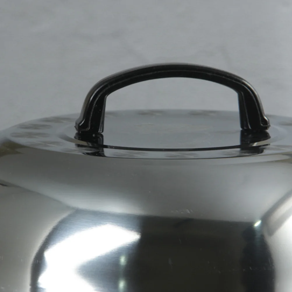 

Tall Stainless Steel Pot Cover Anti Oil Splashing Lid For Cooking Kitchen Gadget Heat Resistant Cookware Tool