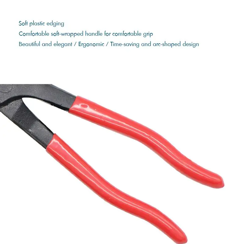 Carbon Steel Tile Nippers, Flat Nose Tile Mosaic Pliers Nipper Cutter With Spring for Mosaic Tile Cutting, Wire Stripping