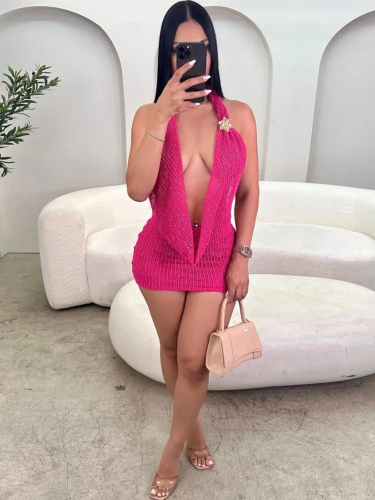 

Summer Cover Ups Women Swimsuit Halter Sleeveless Robes Bathing Suit 2026 New Print Beach Holiday Maxi Dresses Cover-Up