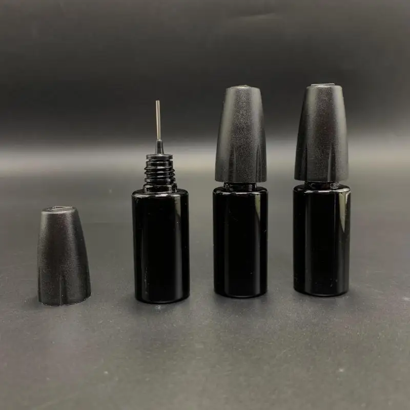 1 Stück Nadel-Typ PET-Nadelröhrchen-Dosierflasche 10/30ml Öl-Infundierter Tattoo-Flüssigkeitsbehälter für Tattoo-Stickerei und Nagelkunst-Klebstoff – Detail 3