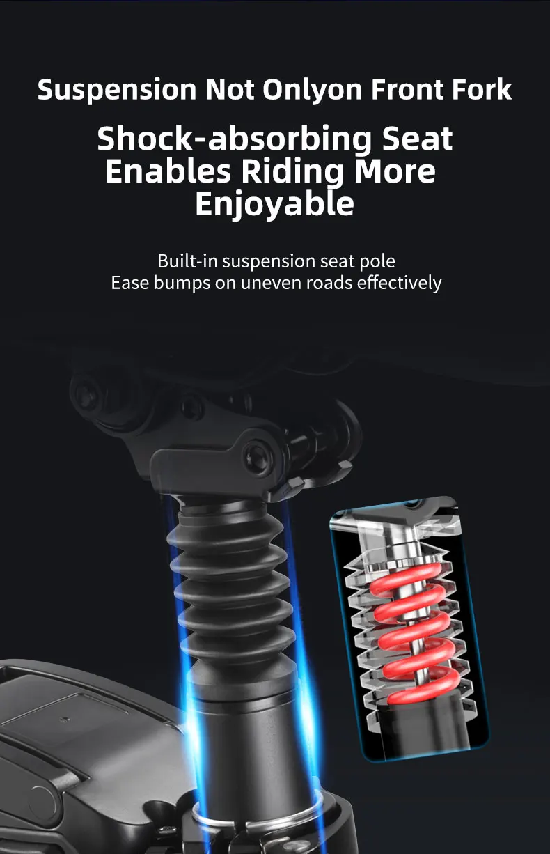 DYU A5 Electric Bicycle 250W Brushless Motor 48V7.5AH Lithium Battery 14 Inch Tire Dual Disc Brakes Adult Electric Bike