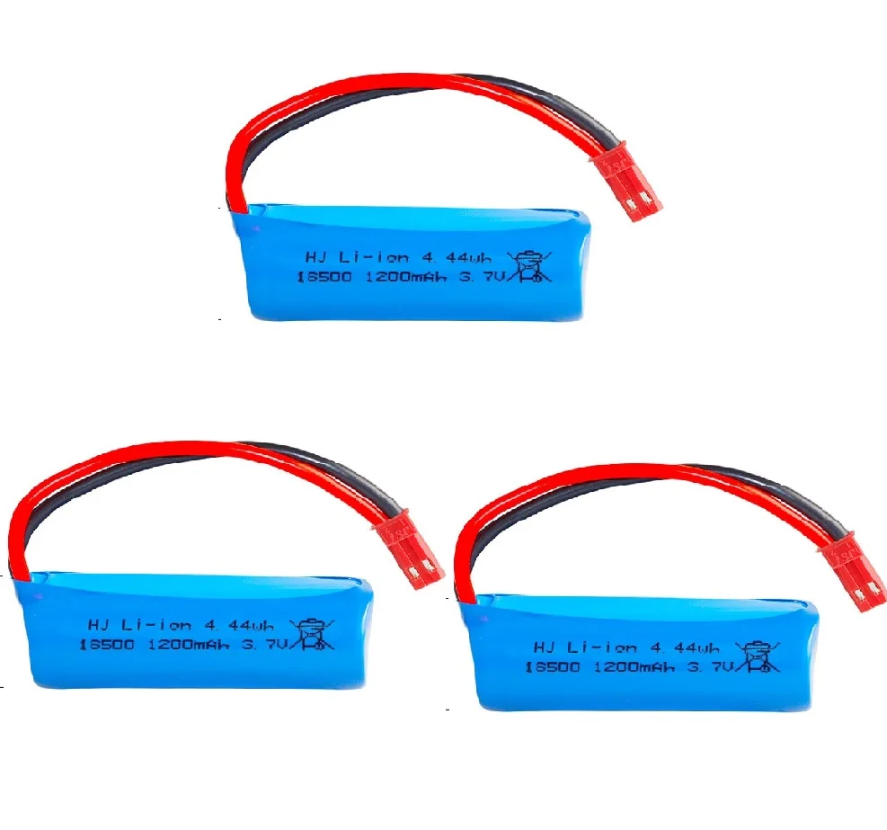 Akumulator litowo-jonowy 18500 3,7 V1200 mAh do samochodów wywrotki RC Akumulator do zabawek RC Akumulator do samochodów czołgowych