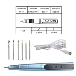 GREATLH Portable Corneal Small Polisher Adjustable Speed Corneal Polisher Ophthalmic Instrument