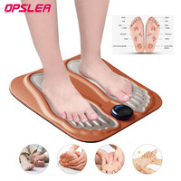 Electric EMS Foot Massager Pad Relief Pain Relax Feet Acupoints Massage Mat Feet Muscle Stimulation Improve Blood Circulation