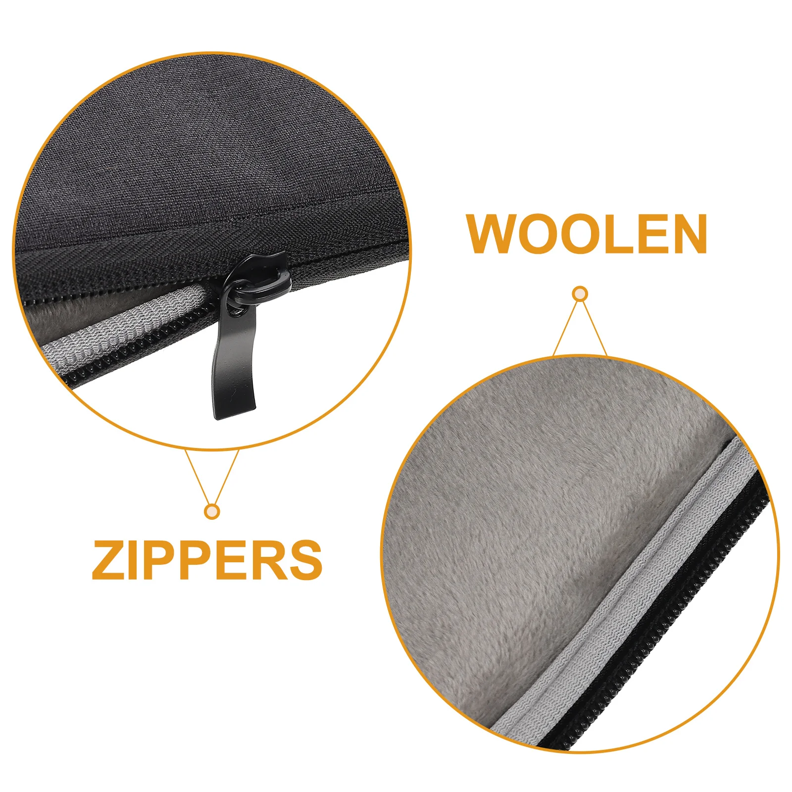 

14 Inch Laptop Case Waterproof Shockproof Anti-Scratch Sleeve With Zipper Closure Front Pocket For Mouse Earphone Portable