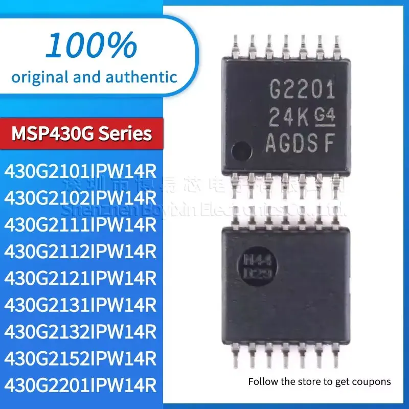 

MSP430G2152IPW14R MSP430G2132IPW14R MSP430G2131IPW14R MSP430G2121IPW14R 2112IPW14R 2111IPW14R 2102IPW14R 2101 2201 пластиковый корпус
