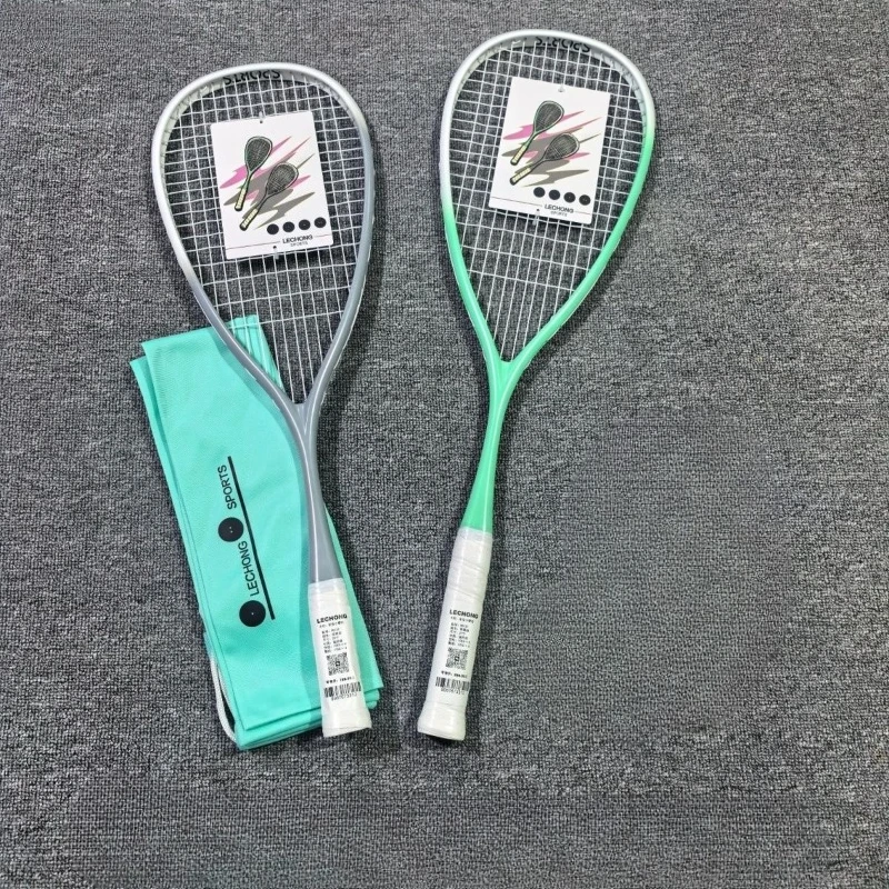 

Professional Squash Rackets Ultralight Carbon Fiber Squash Rackets Beginners Portable Training Racket Durable Racquet Sports