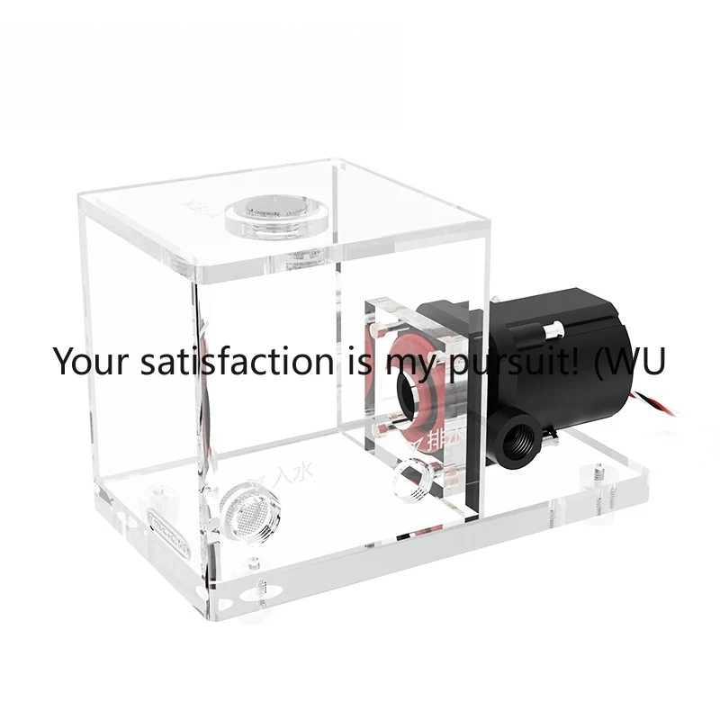 

Охладитель воды для ноутбуков, кубический прозрачный резервуар + насос емкостью 600 л/ч, 500 мл, водяное охлаждение. GQSX-T190 (за исключением жидкости)