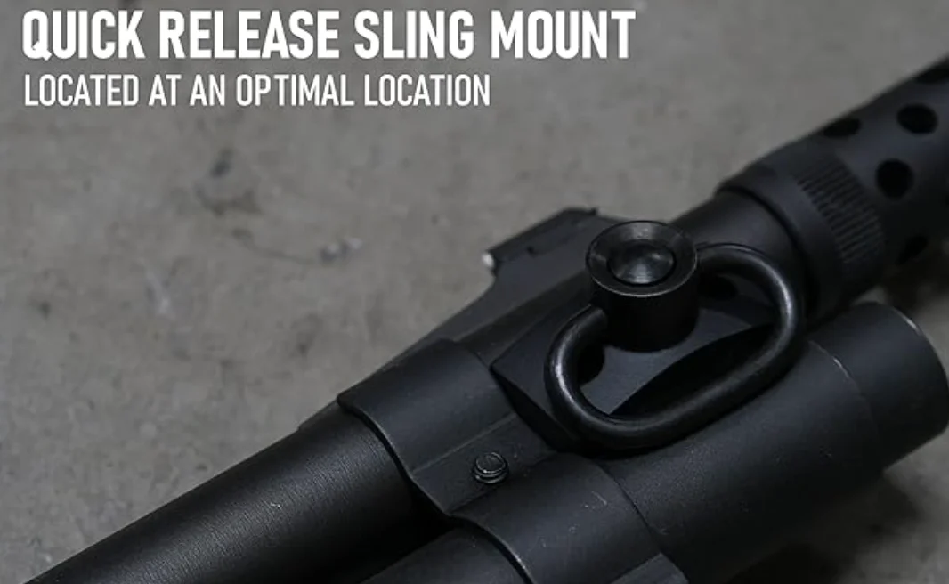 Mossberg Shotgun Accessory Mount Sling Swivel And 20mm 3Slots Picatinny Mount