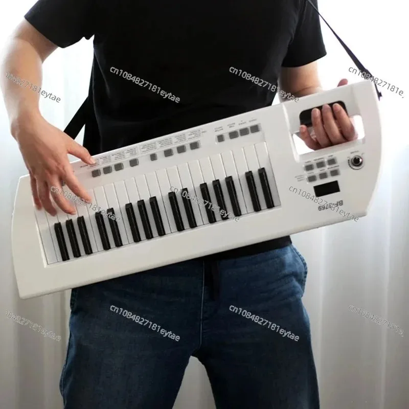 Portable Electronic Keyboard Organ Built-in Speaker Musical Instrument Wheel Stand For Beginner Practice