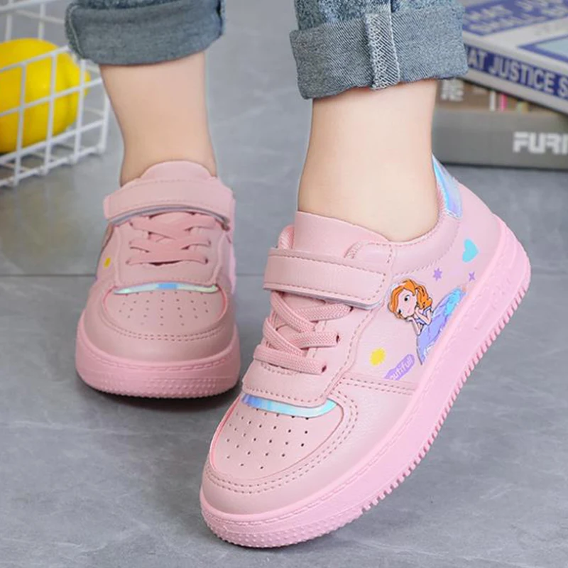 

Children girl shoes spring autumn sports shoes children soft-soled sneakers student skate shoes Kids casual shoes