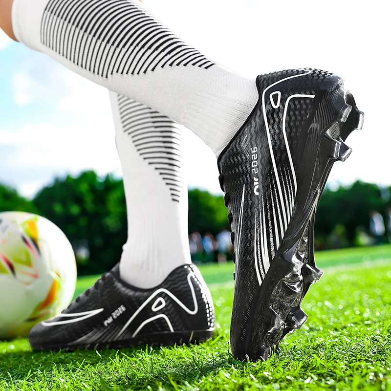 

Men Football Boots Fast Kids Soccer Shoes Society Sports Cleats Boy Professional Turf Training High Quality Women Football Shoes