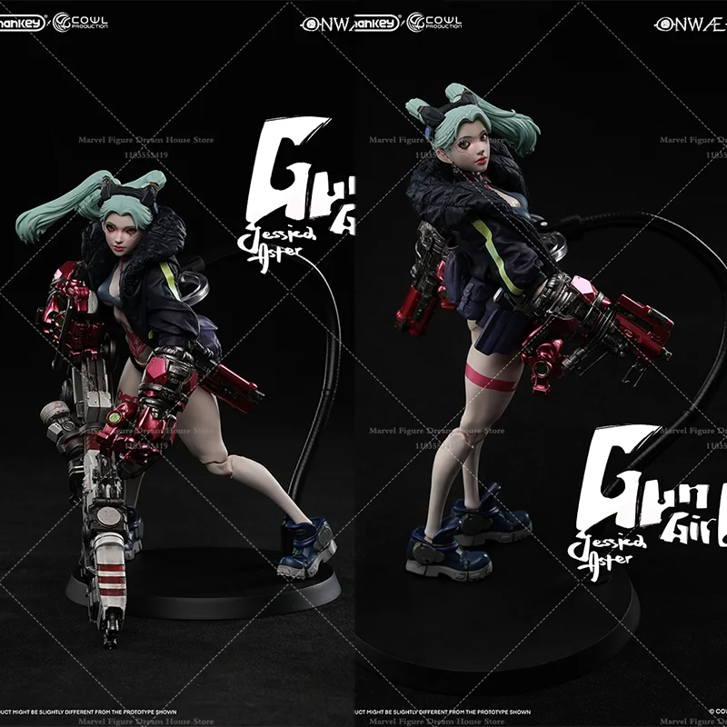 

Romankey X COWL масштаб 1/12 Rebecca Rebellious Gun Girl Киберпанк Future Fantasy аниме 6-дюймовый полный комплект экшн-фигурка солдата