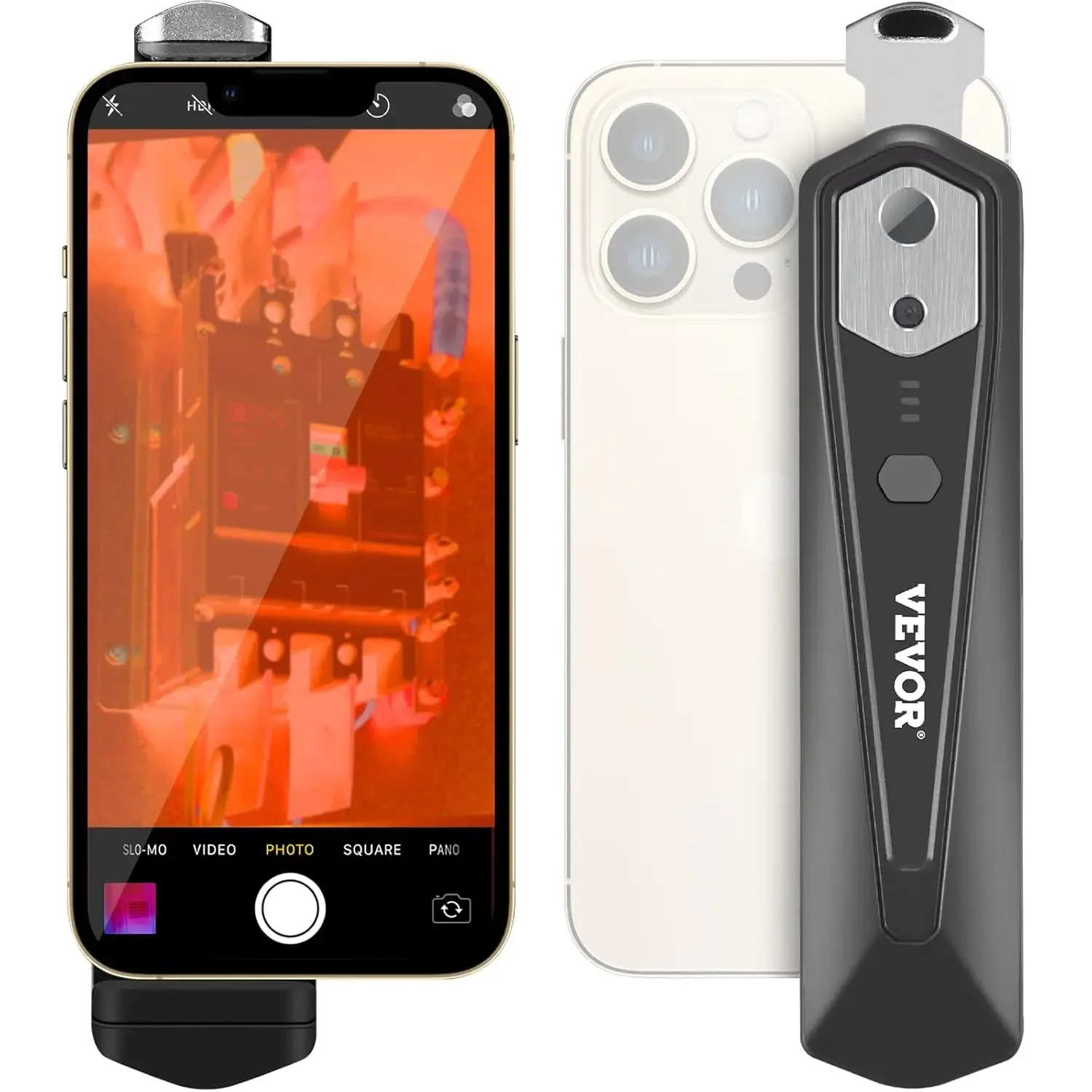 Thermal Imaging Camera for Android & iOS, 256 x 192 IR Resolution Wireless Infrared Thermal Imager with WiFi & Visual Camera