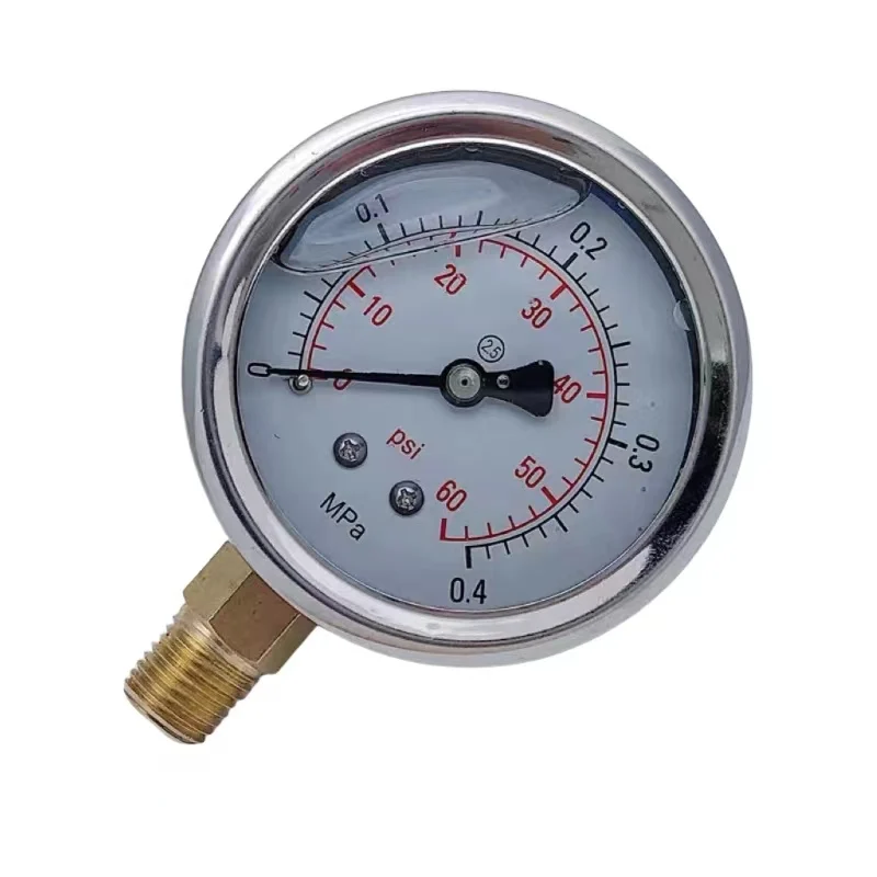 

glycerinum pressure gauge 0-0.4MPa oil pressure gauge 60psi barometer
