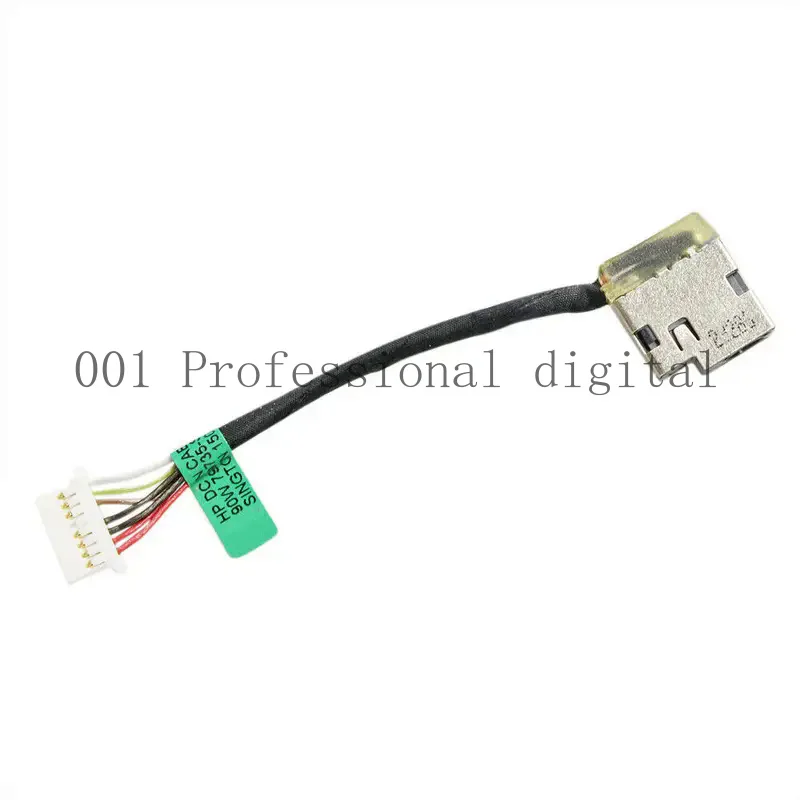 For HP 13-D M6-P 15M-EE 15M-ED 15-CR 15-AU 14-DK 13M-AG 14-dw 14m-dw 14-fq 15-BQ 799735-F51 799735-S51 DC Power Jack Cable