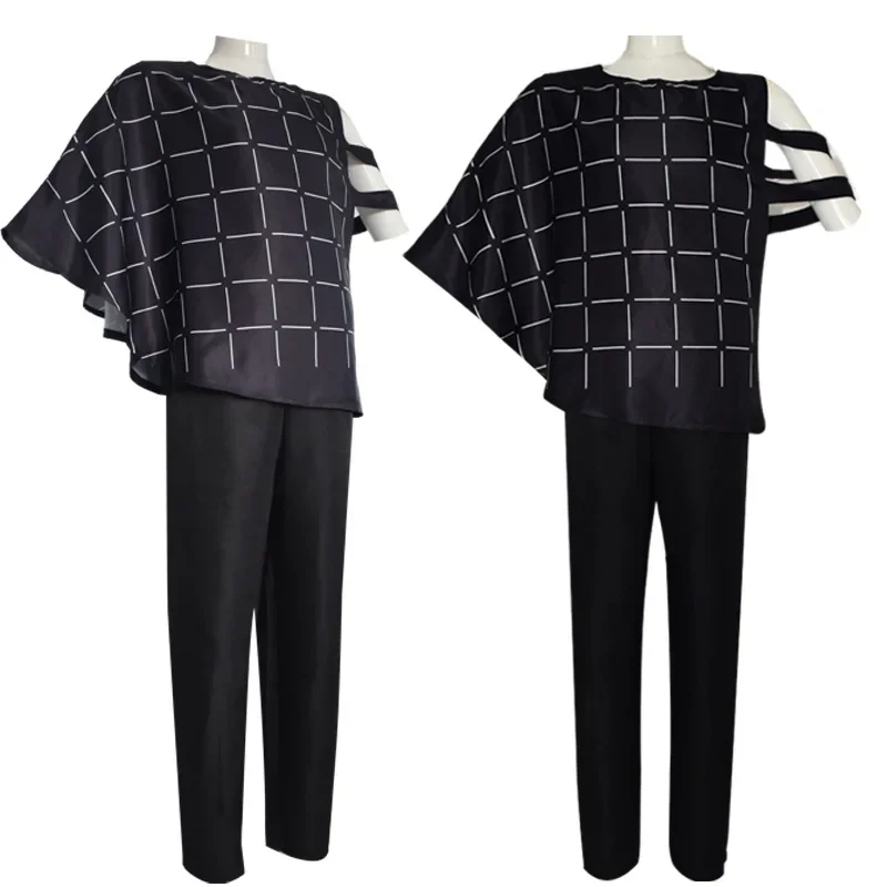 Mahito Cosplay Anime jjk Costumes Wig Top Pants Suit Halloween Costume For Men Carnival Party Mahito Set For Comic Con view 2