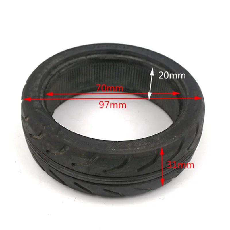 high quality 4 inch solid wheel for Explosion proof wear resistance tyre rElectric Scooter Smart Mobility tire