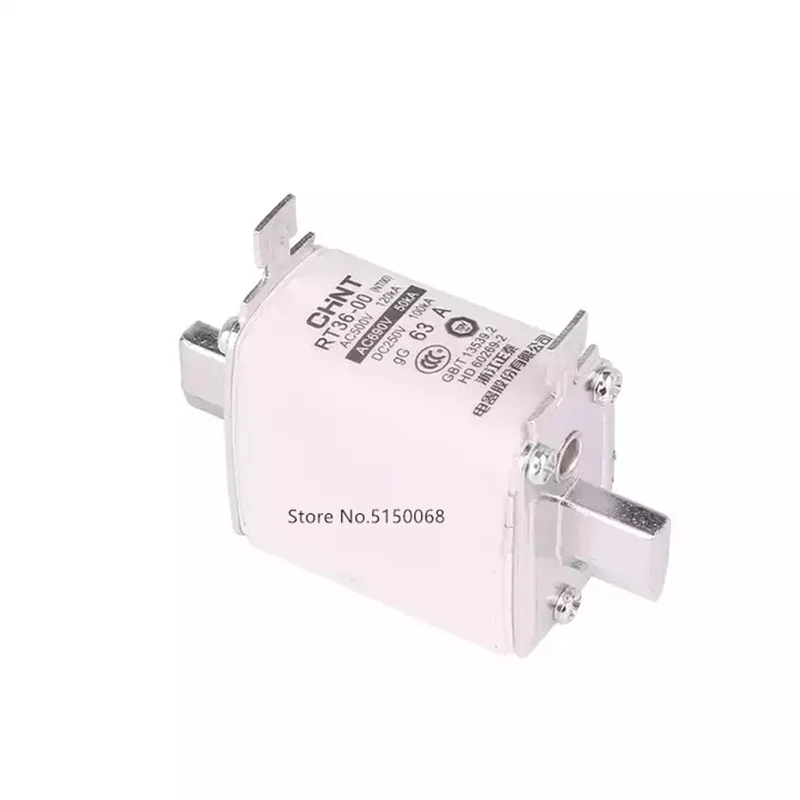 1pcs CHINT Fuse Core RT36-00 6A 20A 25A 32A 40A 50A 63A 80A 100A 125A 160A 200A 250A 300A Ceramic Resistor Base RT36 RT36-1