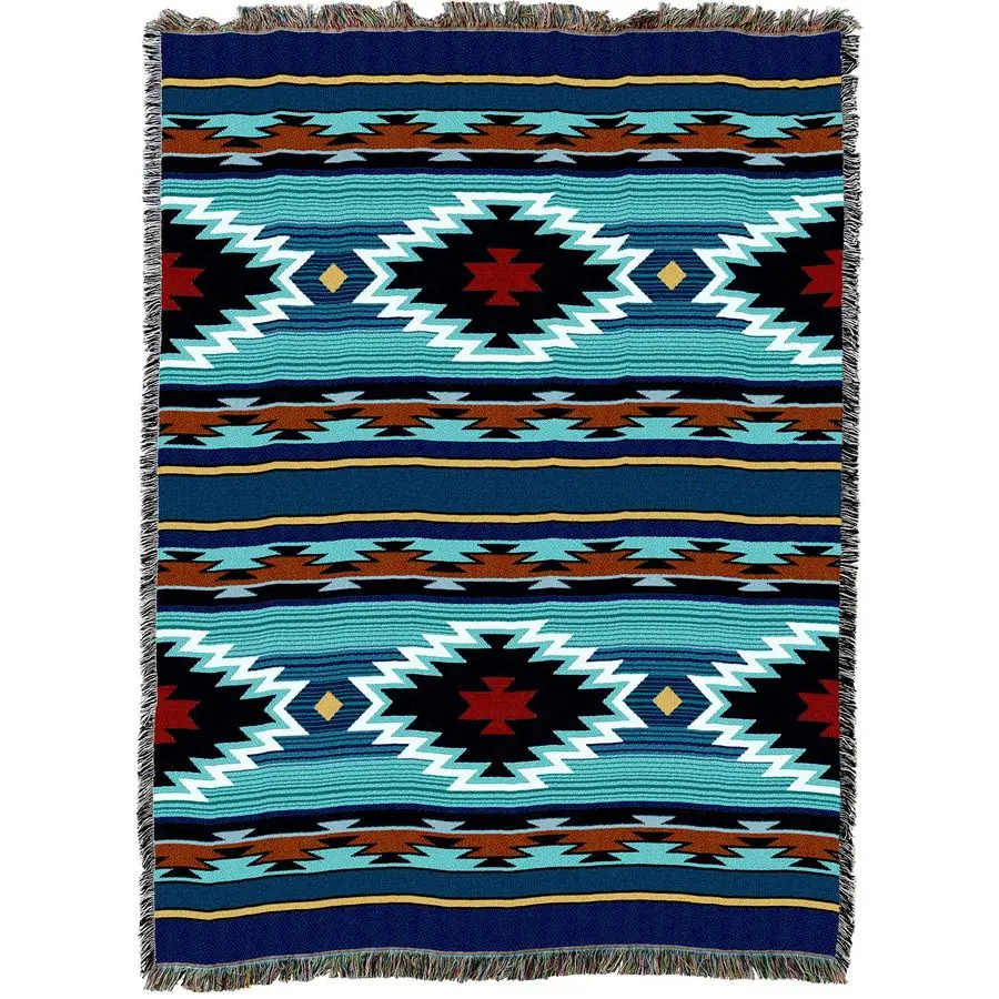 

Плед Balpinar XL в стиле юго-западных индейцев, подарочный гобелен, тканый из хлопка, сделано в США, 82x62