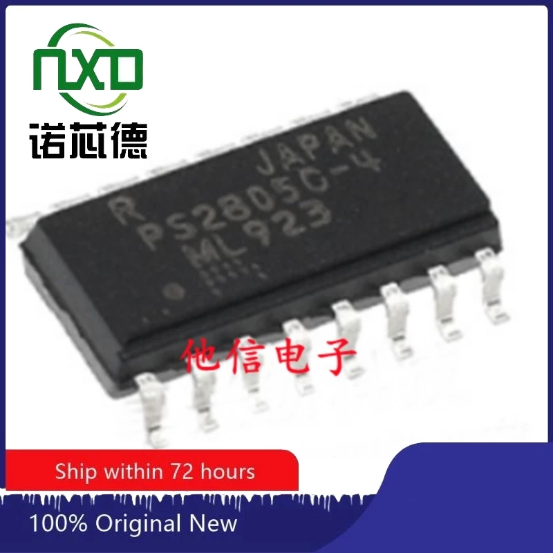 10PCS/LOT PS2805-4-F3-A/PS2805C-4-F3-A SOP16 Solid state relay optocoupler Brand new original