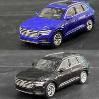 JKM 1/64 Scale VW Touareg SUV Off-road Car Model Alloy Diecast Vehicle Metal Adult Toy Souvenir Collection Gifts