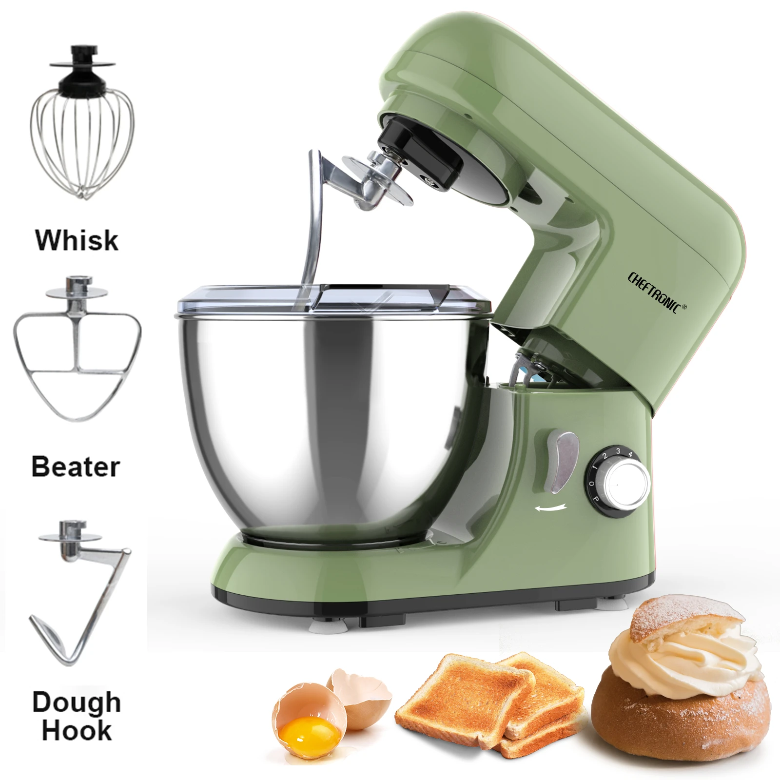 

Cake Mixer 4L Food Mixer Stand Mixer 800W Kitchen Appliance