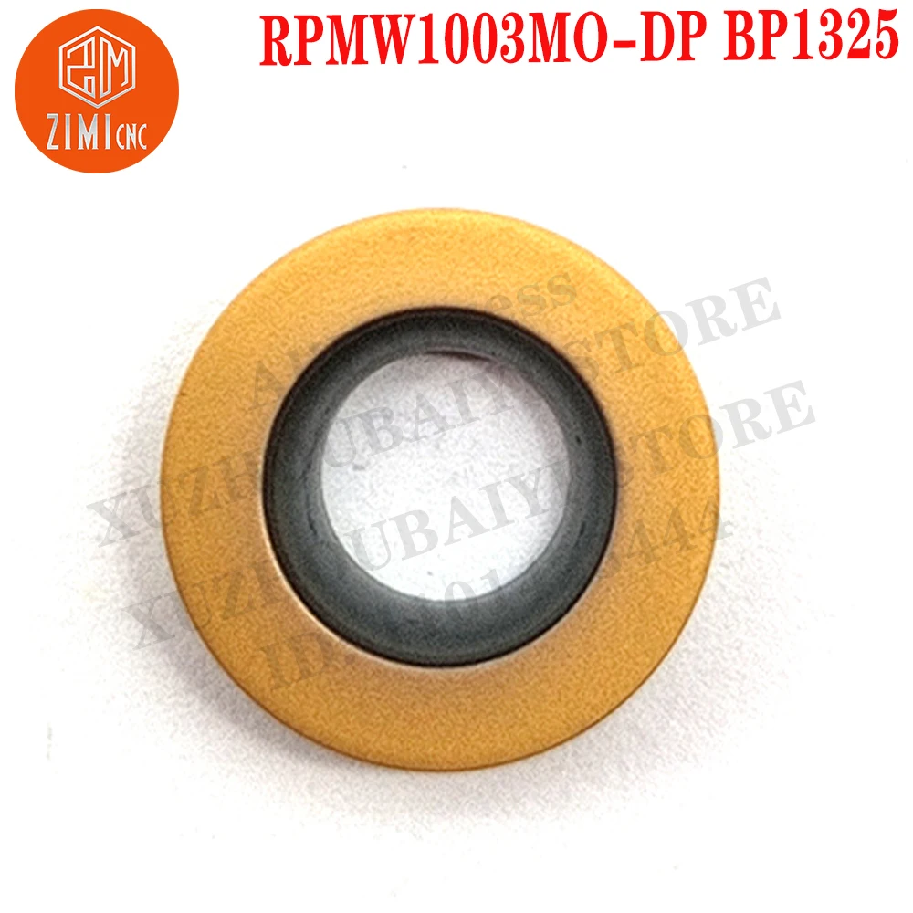 RPMW1003MO-DP BP1325 RPMW 1003MO-DP Carbide Inserts Milling Inserts Tool CNC Tool Metal Lathe Tools Round Milling Cutter Inserts