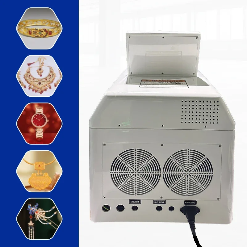 200W Jewellery Yag Laser Spot Soldering Welder Jewelry Portable Laser Welding Machine For Sliver Gold Metal Welding  for Sale