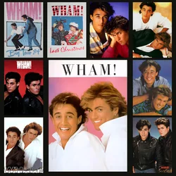 WHAM! Poster Self-adhesive Art Waterproof Paper Sticker Coffee House Bar Room Wall Decor
