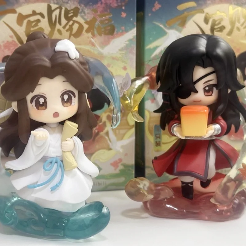 متوفر في المخزون Tian Guan Ci Fu Dan Qing Feng Hua Series صندوق أعمى لطيف أنيمي شيه ليان هوا تشنغ الشكل سطح المكتب تحصيل نموذج الهدايا