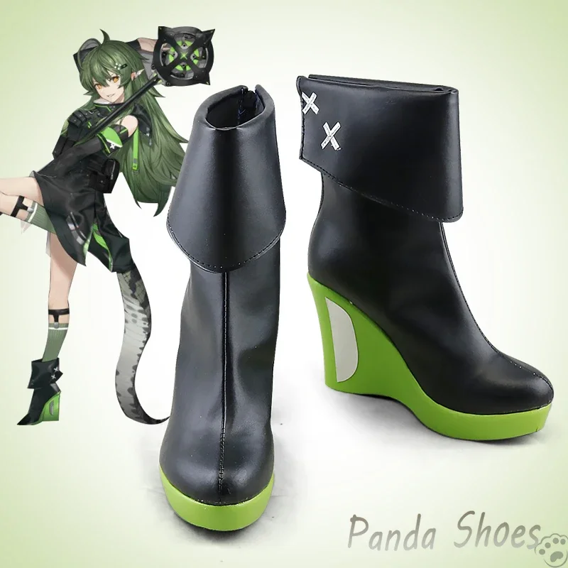 

Gavial Game Arknights Cosplay Shoes Anime Cos Comic Cosplay Costume Prop Shoes for Con Halloween Party