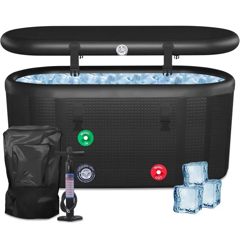 

Xiangyin Vanace Oval Cold Tub Plunged Ice Inflatable Ice Bath For Cold Water Recovery