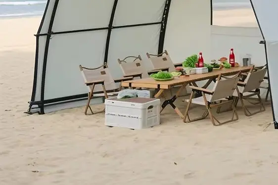 Outdoor commercial Internet celebrity sailing tent accommodation camping catering breakfast open-air camp tent
