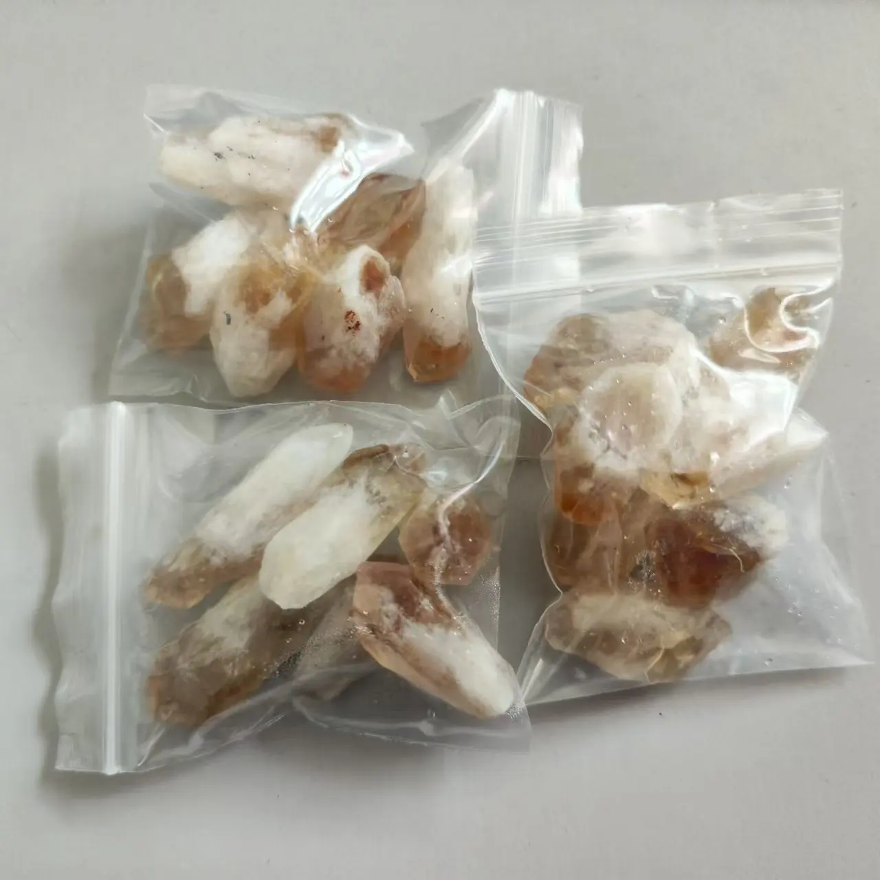 50g Quality Natural Brazilian Citrine Stone Yellow Quartz Crystal Rough Points Bulk Gemstone Healing Mineral Specimen