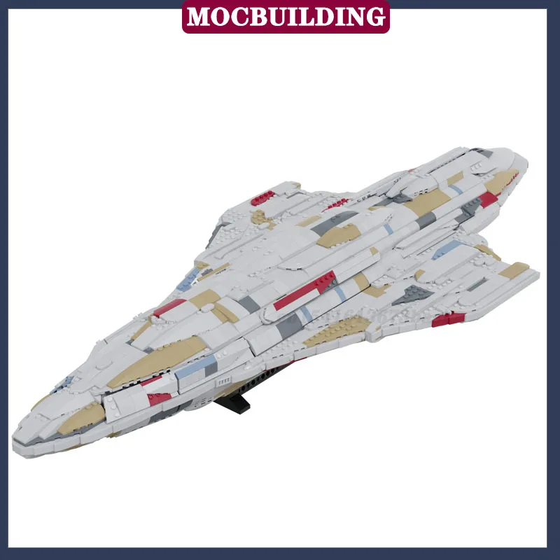 MC80 Star Cruiser Model Building Block Assembly Liberty Type Fighter MOC Collection Toy Gift