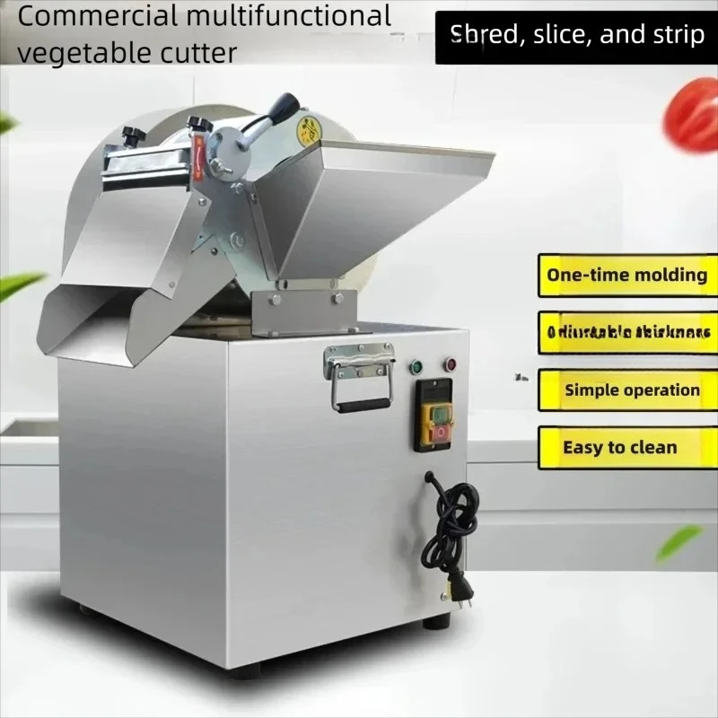 Electric Potato Carrot Ginger Slicer shred Vegetable Cutter Multi-function Automatic Commercial Cutting Machine 220V 180W