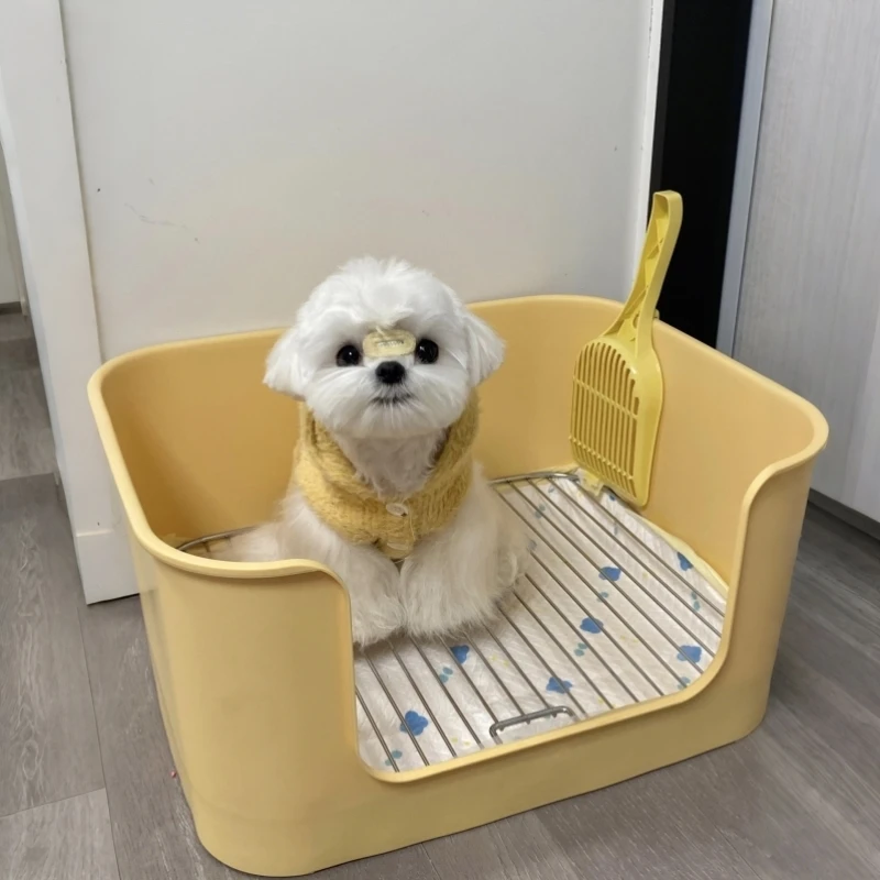 

Portable Dog Toilet Training Pot Tray Small Dogs Anti-Spla High Fence Sand Box Urinal e ape Foldable for Medium ...