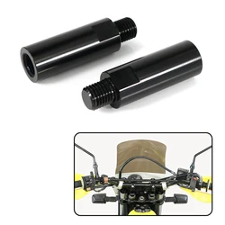 M10*1.25 Motorcycle Rearview Mirror Riser Extenders Clamp Riser 40mm Higher Right Hand CRF300L Rally 2021-2022 For Honda