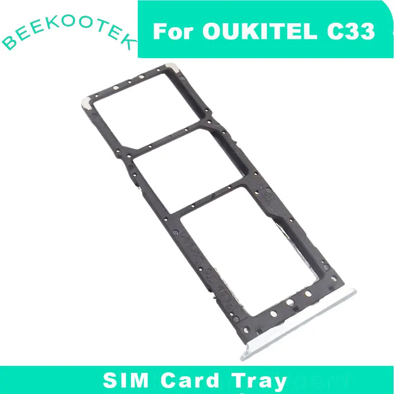 New Original OUKITEL C33 SIM Card Sim Card Tray Holder Slot Adapter Accessories For OUKITEL C33 Smart Phone