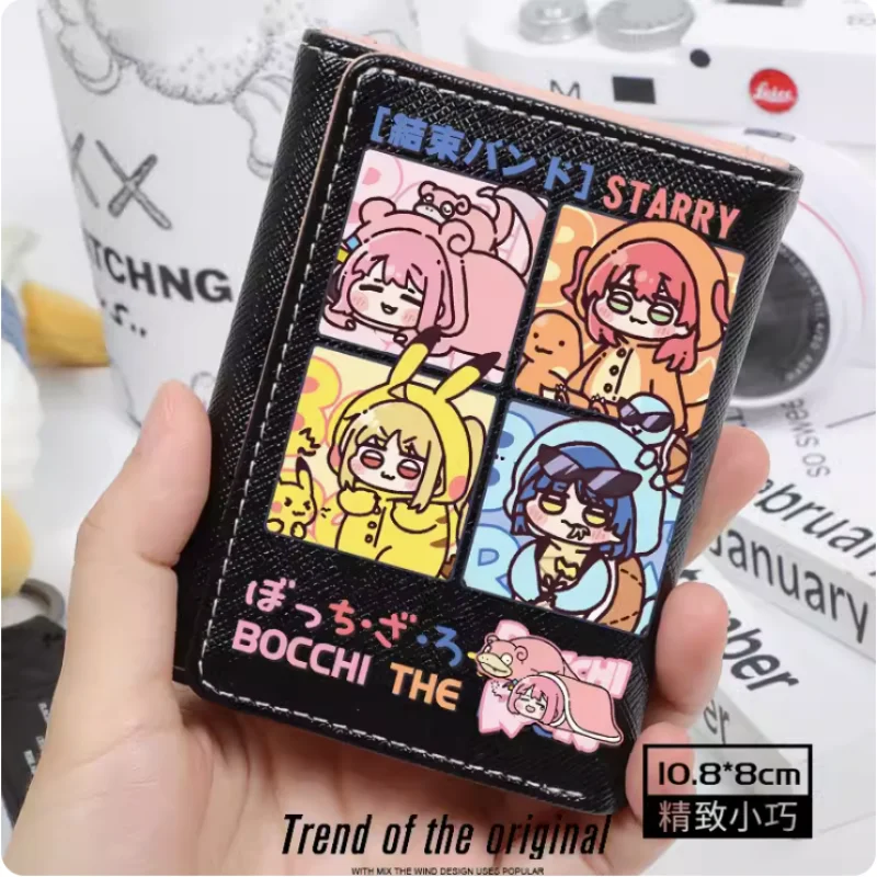 BOCCHI A ROCHA! Anime Kita Ikuyo Gotoh Hitori PU Carteira, Titular do cartão, Hasp Saco de dinheiro, Cosplay Presente, Moda Bolsa, B054