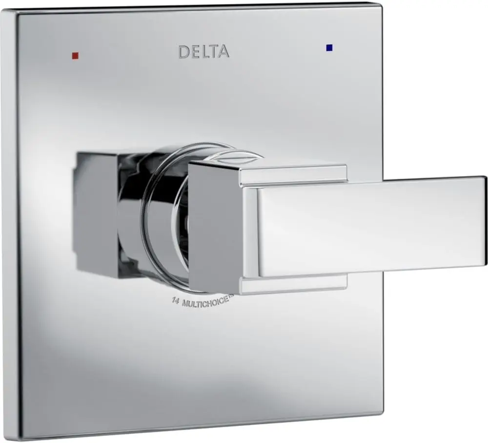 

Faucet Ara 14 Series Chrome Shower Valve Trim Kit, T14067 (Valve Not Included)