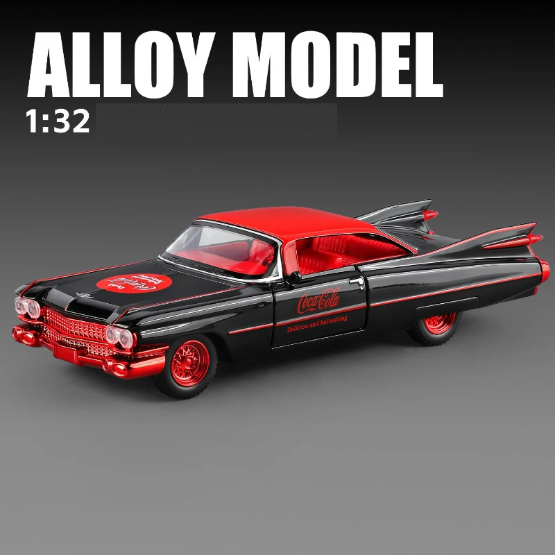 

Литой под давлением масштаб 1/32, 1961, Cadillacs Series 62, трансформируемая модель автомобиля из сплава, детский металлический игрушечный автомобиль, миниатюрный Voiture, подарок для мальчика